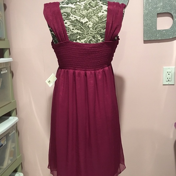 Purple Dress W/Rossette Bodice Size XL By Daisy - Picture 2 of 5